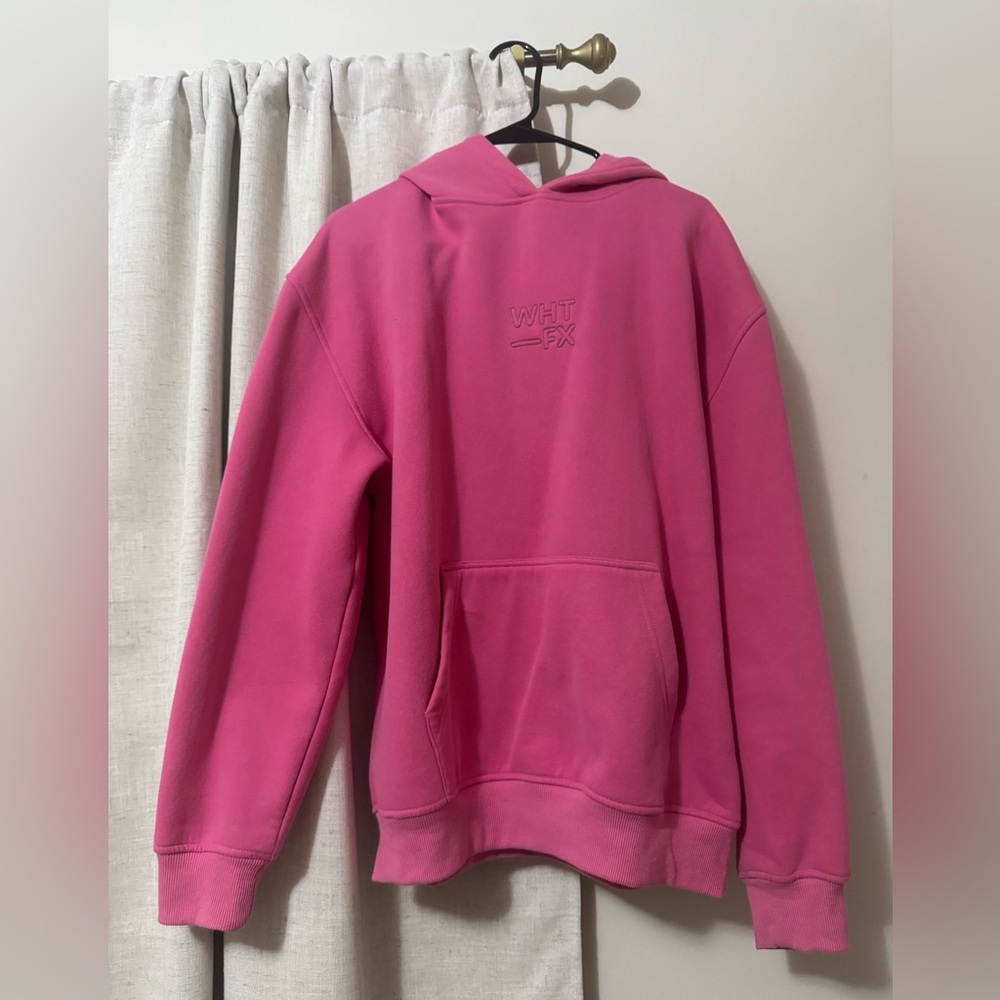 White Fox Boutique Pink Hoodie Size M/L